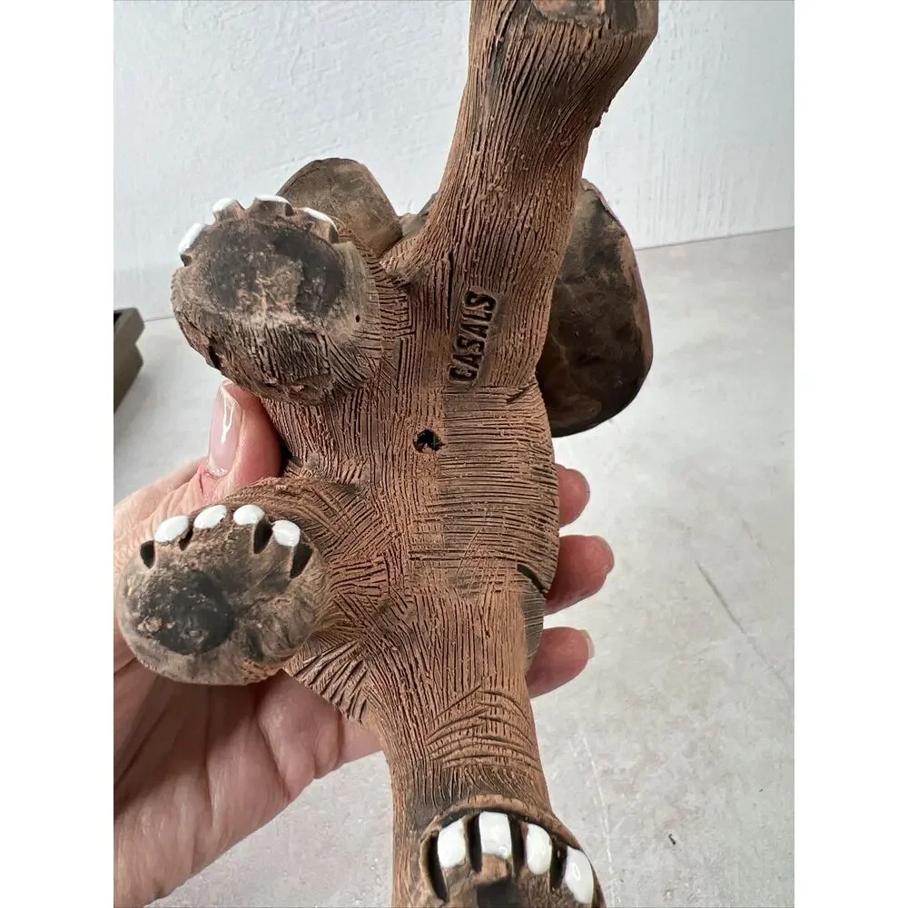 Casals Peru Hand Made Textured Detailed Elephant Figurine‎ 6”